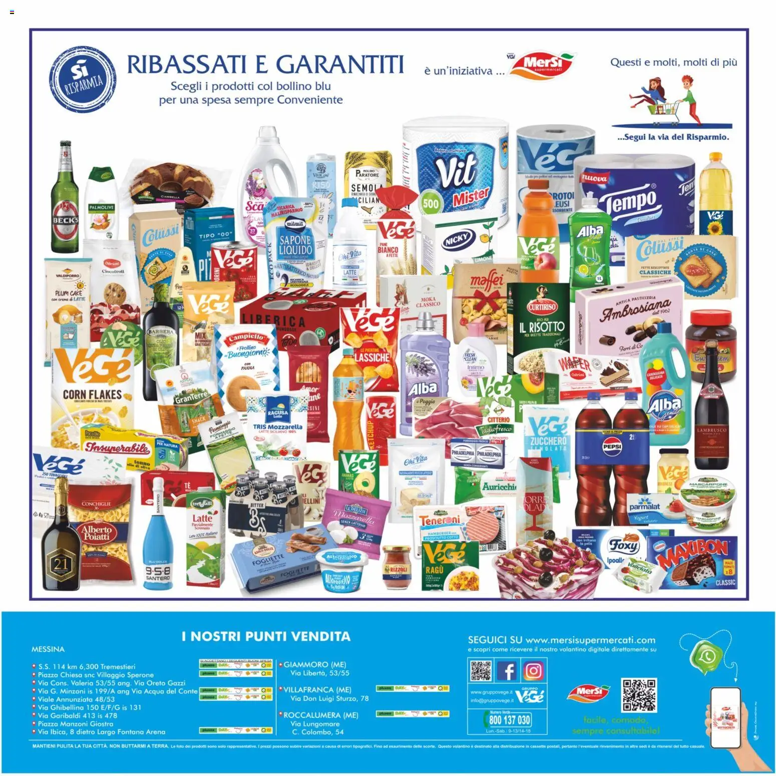 Volantino MerSi Supermercati del 15/07/2026 | Pagina: 20 | Prodotti: Yogurt, Sapone, Intimo, Pepsi