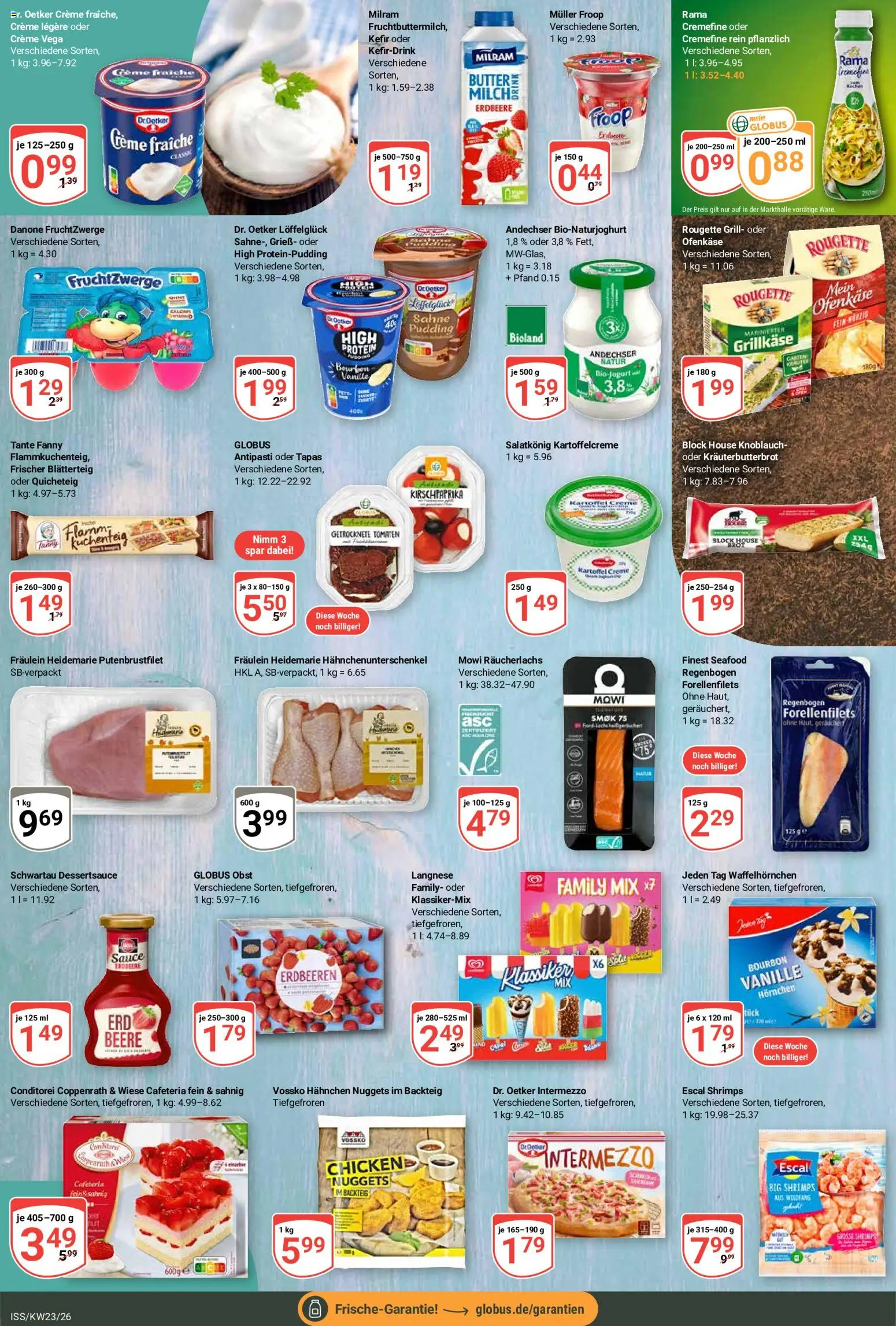 Globus Prospekt – gültig ab 01.06.2026 | Seite: 14 | Produkte: Grill, Creme, Knoblauch, Sahne