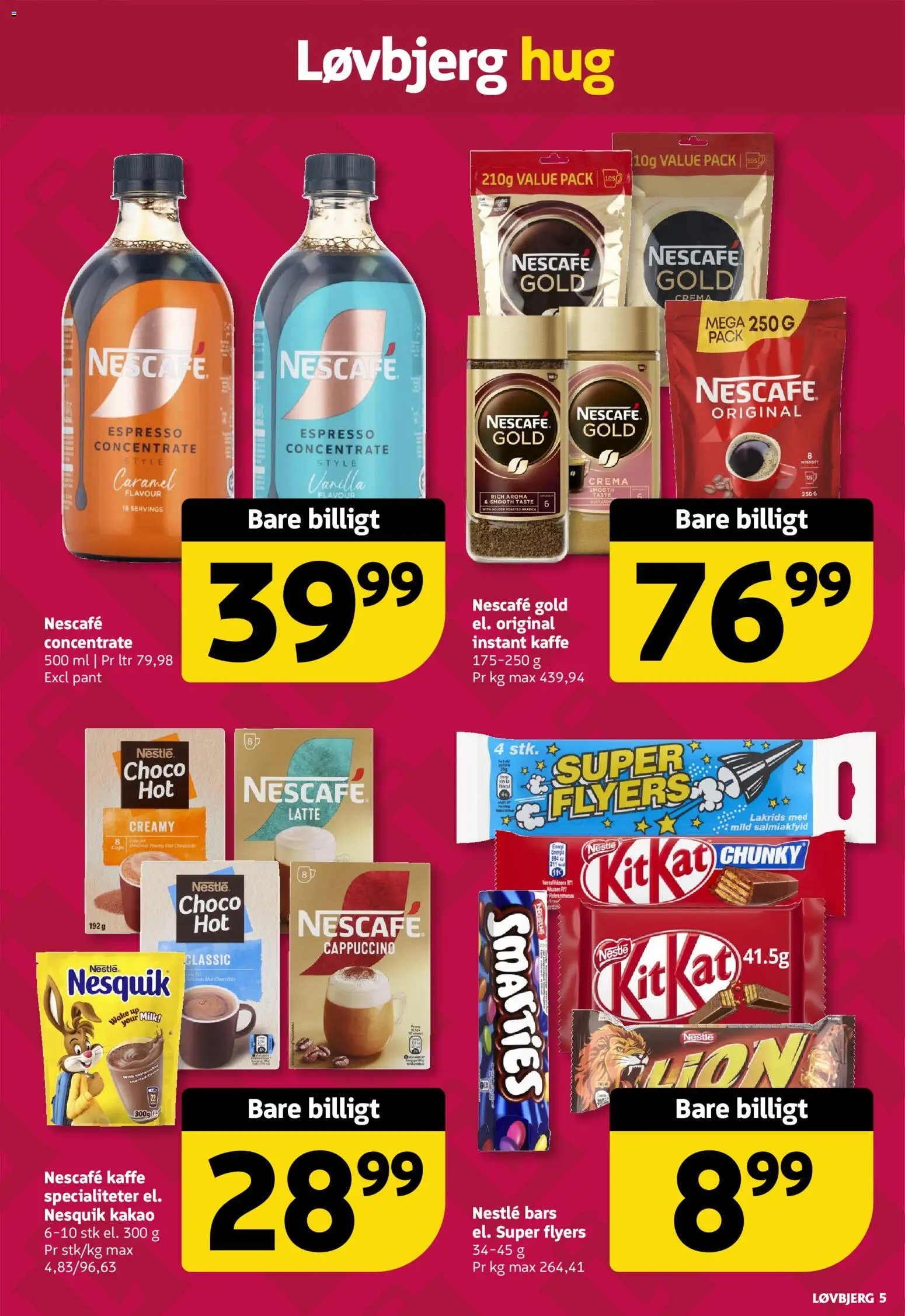 Løvbjerg tilbudsavis – gyldig fra 16/10/2026 | Side: 5 | Produkter: Kaffe, Kakao, Lakrids, Instant Kaffe