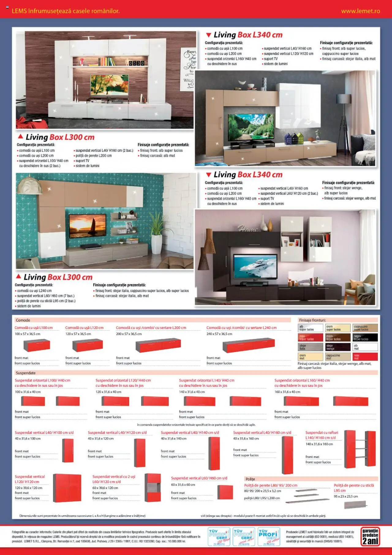 Noul catalog Lem’s – valabil de la 17.11.2023 | Pagină: 2 | Produse: Carcasă, Comodă, Ușă