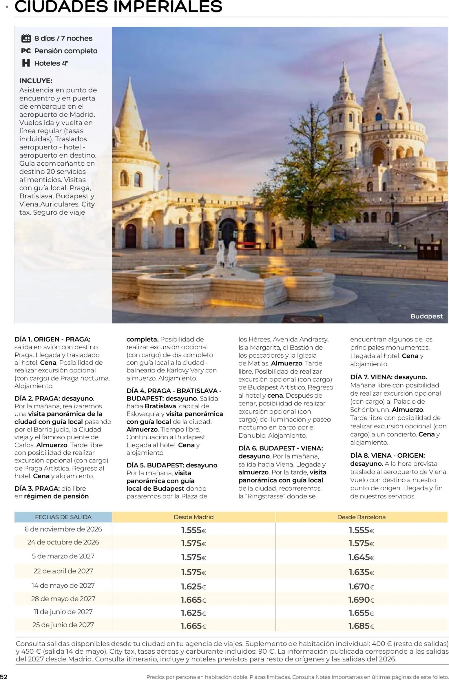 Viajes El Corte Inglés folleto Destinos Otoño y Primavera │ válido desde el 01/07/2026 | Página: 52 | Productos: PC, Iluminación