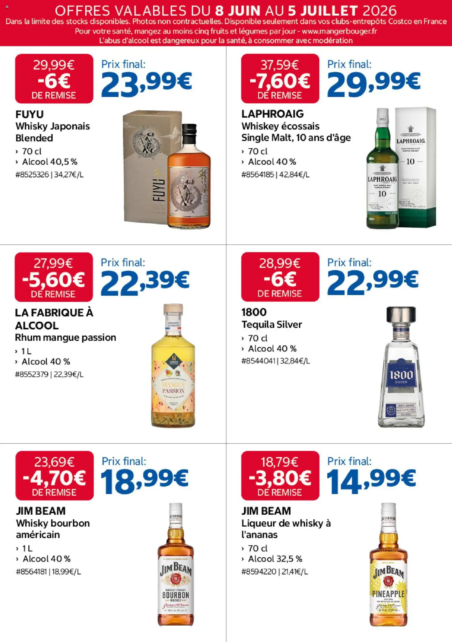 {H1} | Page: 18 | Produits: Whisky, Liqueur, Rhum, Tequila