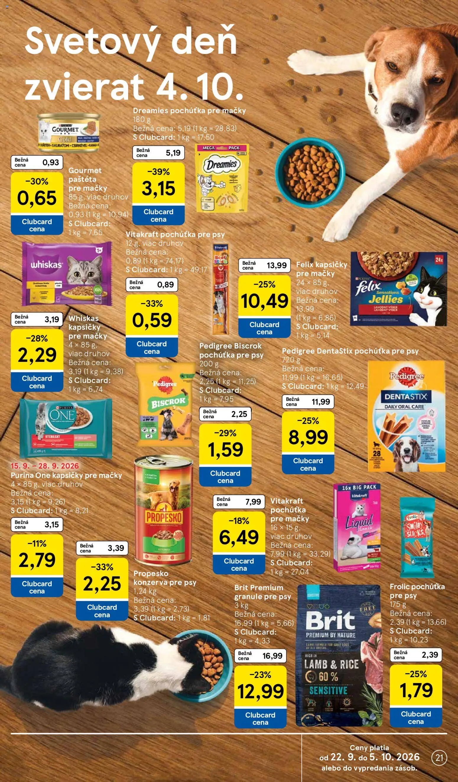 Nové Tesco akcie – leták je platný od 23.09.2026 | Strana: 21