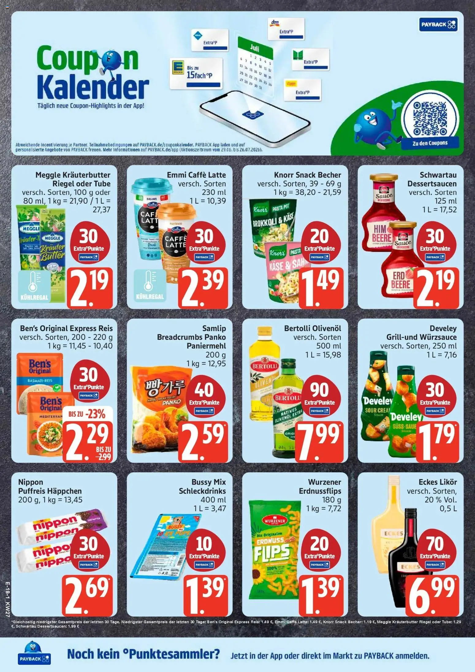 Edeka - EDEKA: Wochenangebote – gültig ab 28.06.2026 | Seite: 19 | Produkte: Käse, Kräuterbutter, Knorr, Himbeere
