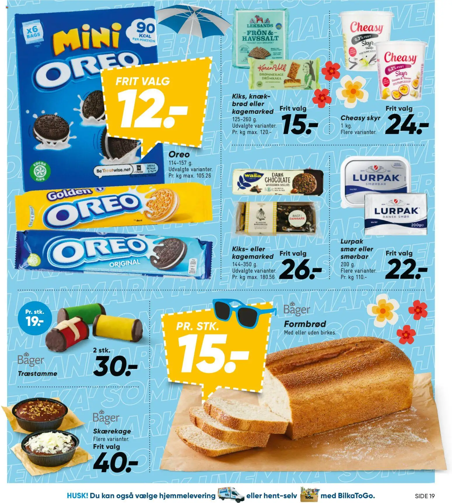 Bilka tilbudsavis – gyldig fra 26/06/2026 | Side: 28 | Produkter: Smør, Brød, Skyr, Oreo