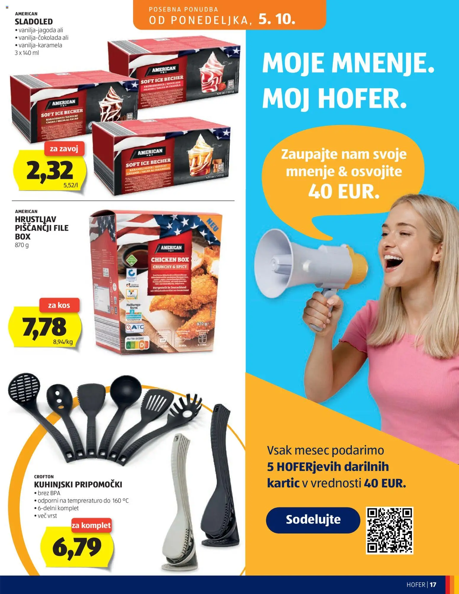 Novi Hofer katalog ponudbe – veljaven od 30.09.2026 | Stran: 17