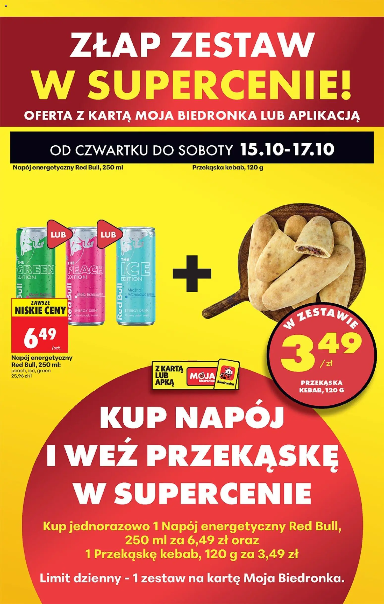 Biedronka Polsko leták - Codziennie niskie ceny od 15.10.2026 | Strana: 19 | Produkty: Red Bull, Energy drink