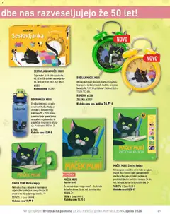 Svet knjige katalog akcije – veljaven od 01.04.2026 | Stran: 62 | Izdelki: Steklenica, Budilka, Knjiga, Zelena