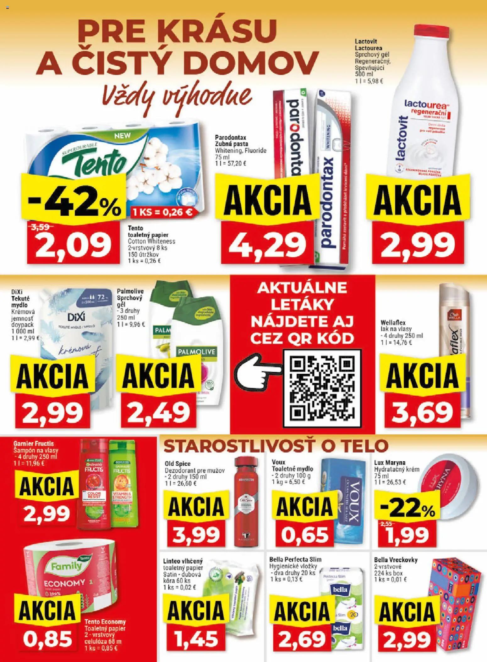 Nové Klas akcie – leták je platný od 08.06.2026 | Strana: 25 | Produkty: Old Spice, Šampón, Toaletný papier, Lak na vlasy