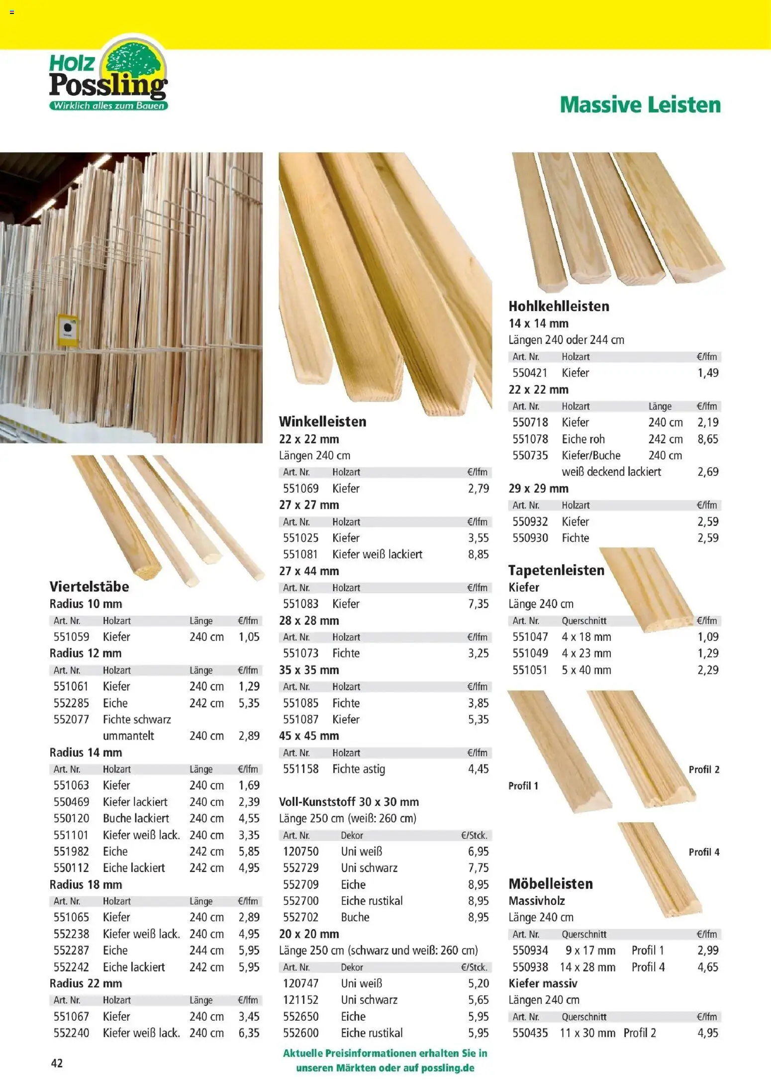 Angebote - Holz Possling: dig. Flyer | Holz-Bau-Katalog | Mai – gültig ab 03.05.2025 | Seite: 42