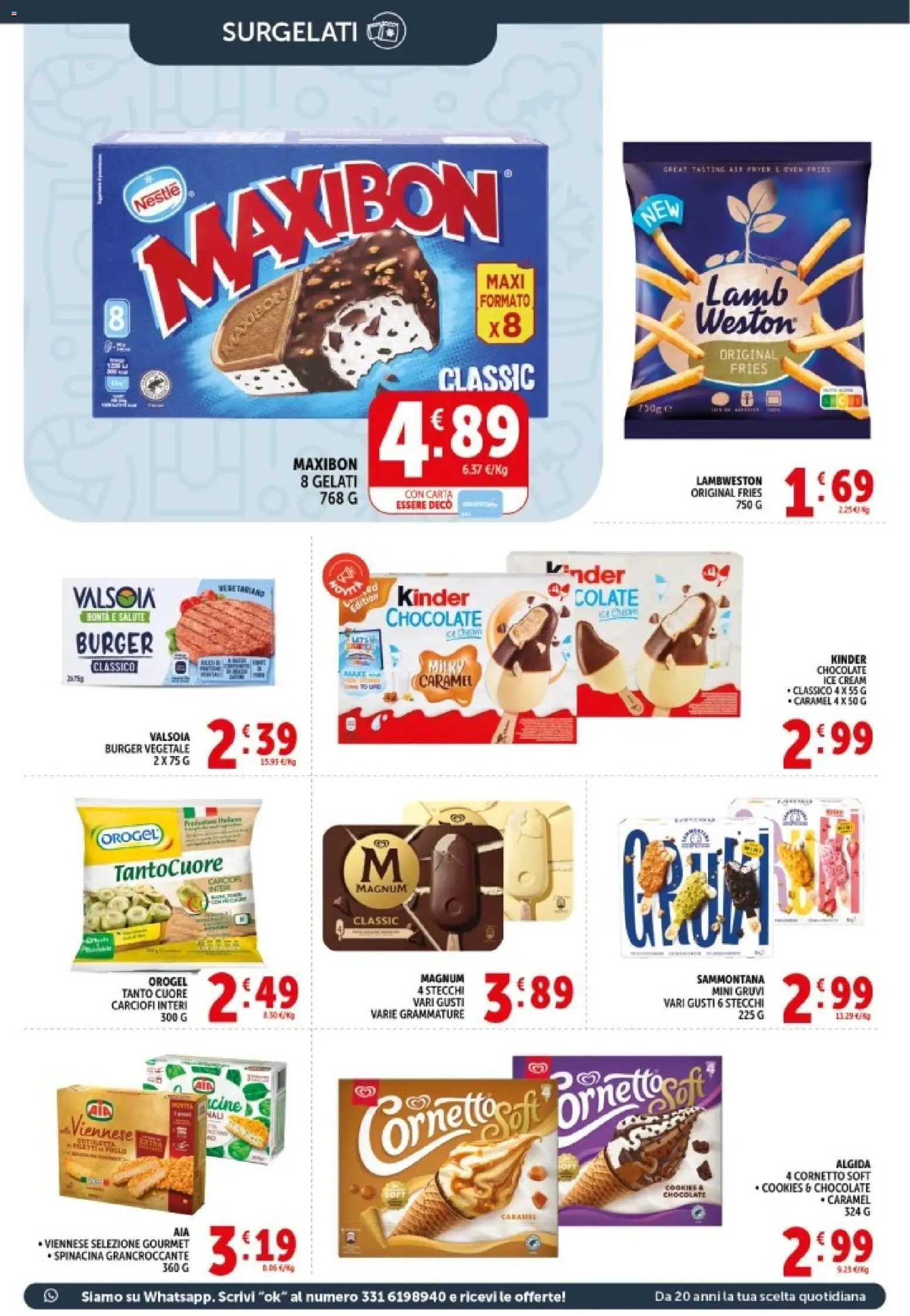 Volantino Decò del 08.06.2026 | Pagina: 9 | Prodotti: Cornetto, Carciofi