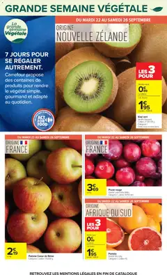 Carrefour - Prévisualisation de Kiwi vert, Variété Hayward. Calibre 27/128-138 g. Catégorie 1. valide à partir de 22/09/2026 | Page: 45