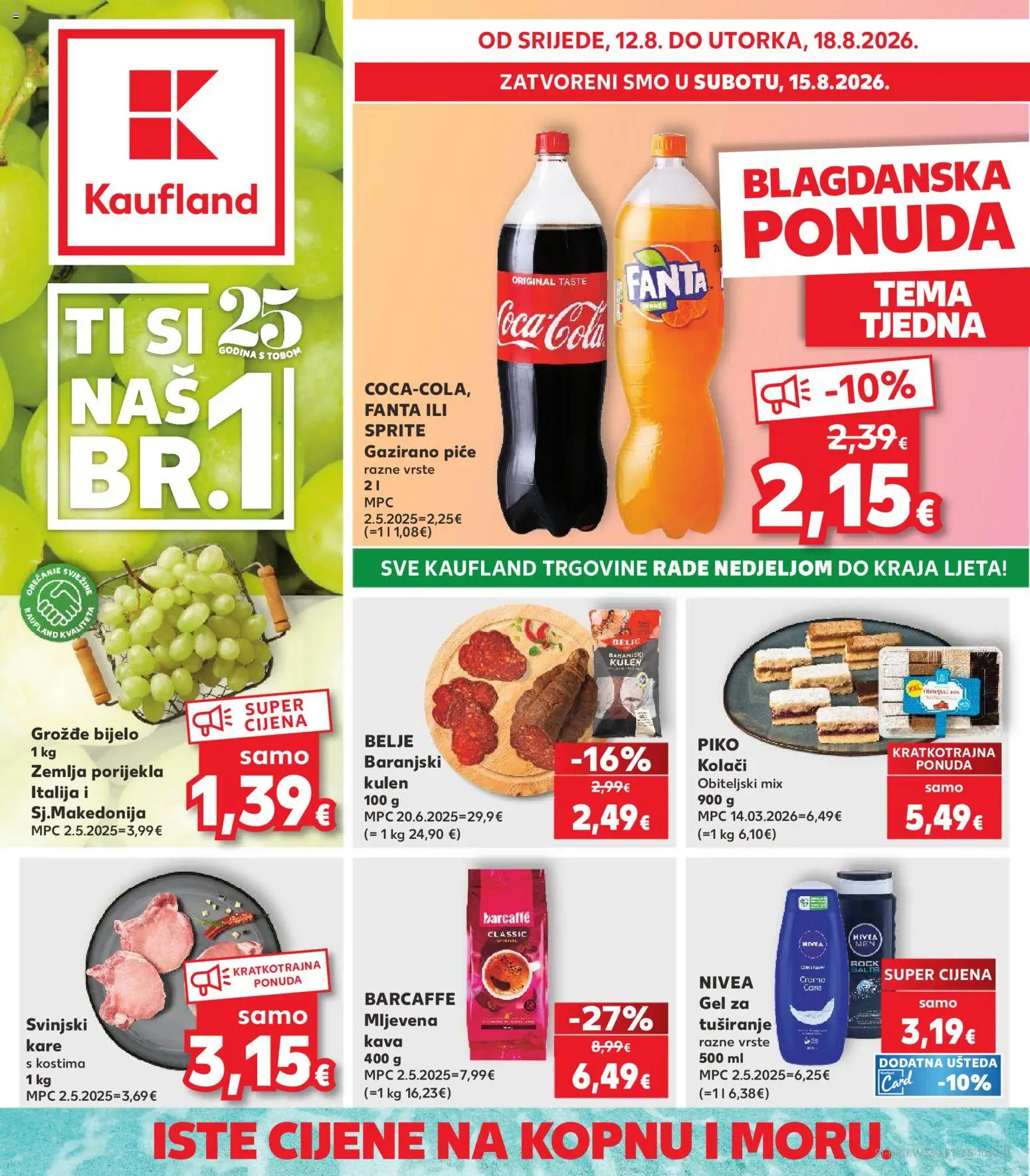Kaufland katalog | vrijedi od 12.08.2026 | Stranica: 1