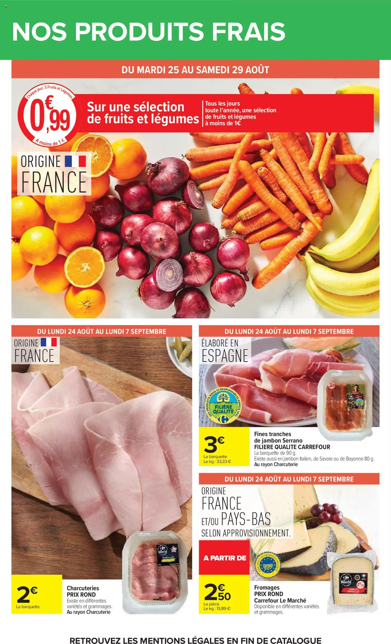 {H1} | Page: 20 | Produits: Charcuterie, Fruits, Jambon serrano, Jambon