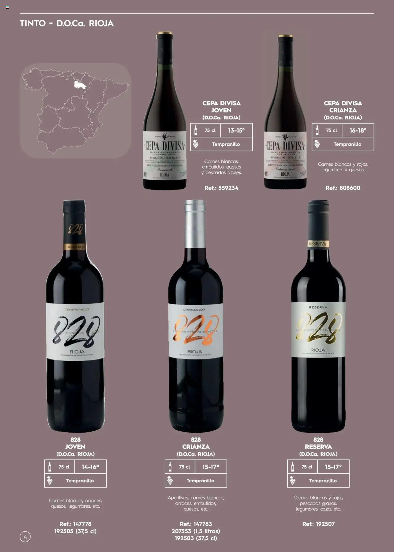 Makro Guia de vinos │ válido desde el 02/01/2025 | Página: 4