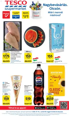 Tesco Szupermarket akciós újság - amely érvényes a következő dátumtól: 2026.07.16.