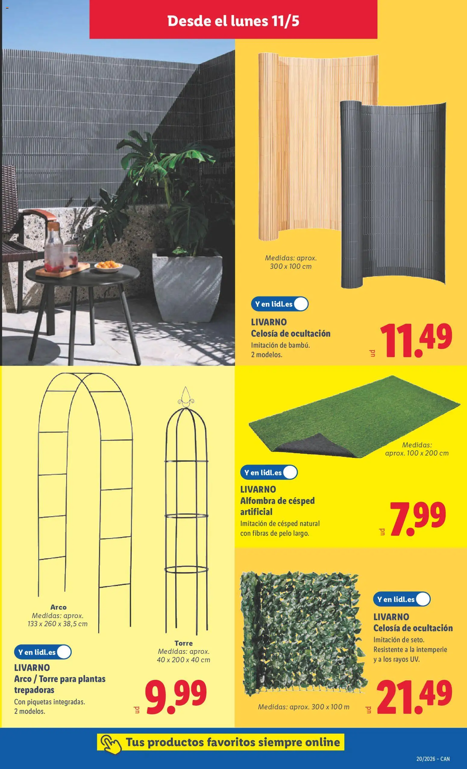 Lidl folleto de bazar │ válido desde el 11.05.2026 | Página: 15 | Productos: Alfombra