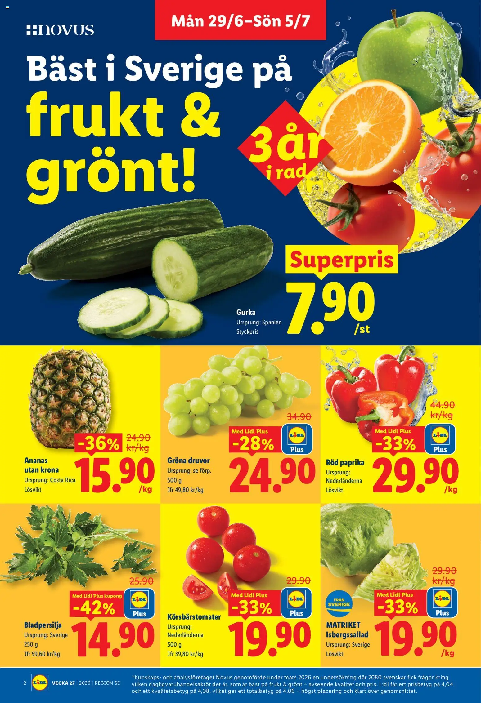 Lidl reklamblad aktuell från 29/06/2026 | Sida: 2