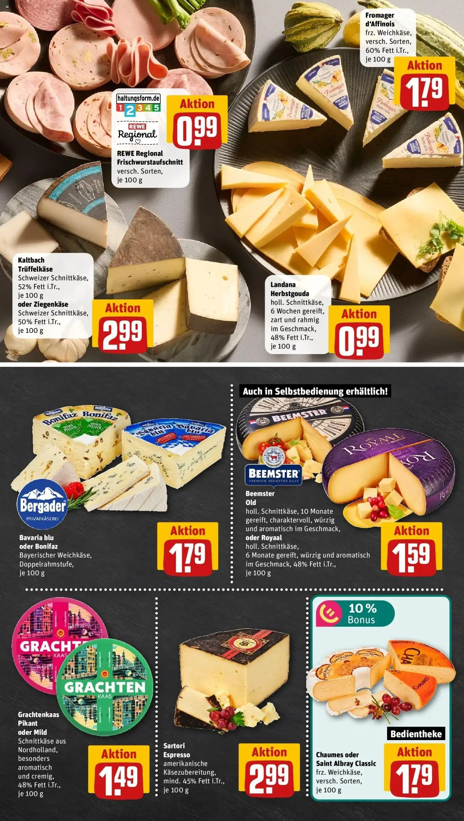 REWE Prospekt ab 05.10.2026 zum Blättern » Angebote | Seite: 13 | Produkte: Ziegenkäse, Pfeffer