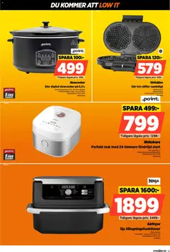 Power erbjudanden - Förhandsvisning av reklamblad från butik Power aktuell från 01.06.2026 | Sida: 43 | Produkter: Korg, Airfryer, Våffeljärn, Riskokare