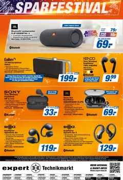 Expert Prospekt ab 02.10.2026 gültig | Seite: 12 | Produkte: Sony, Lautsprecher, Wasser, Fernseher
