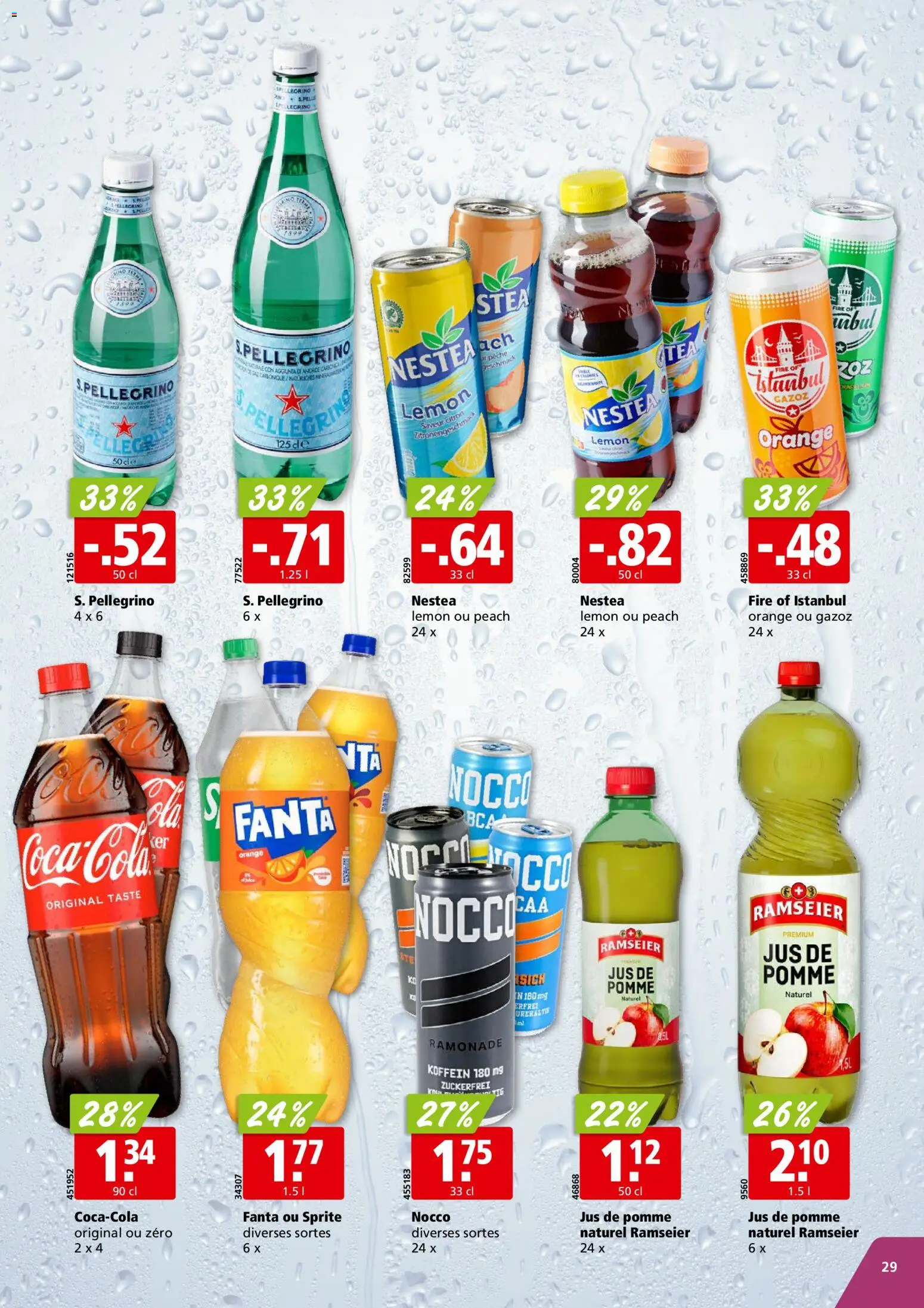 Aligro aktionen Chavannes, Matran, Genève, Sion – gültig ab 19.10.2026 | Seite: 29 | Produkte: Fanta, Sprite
