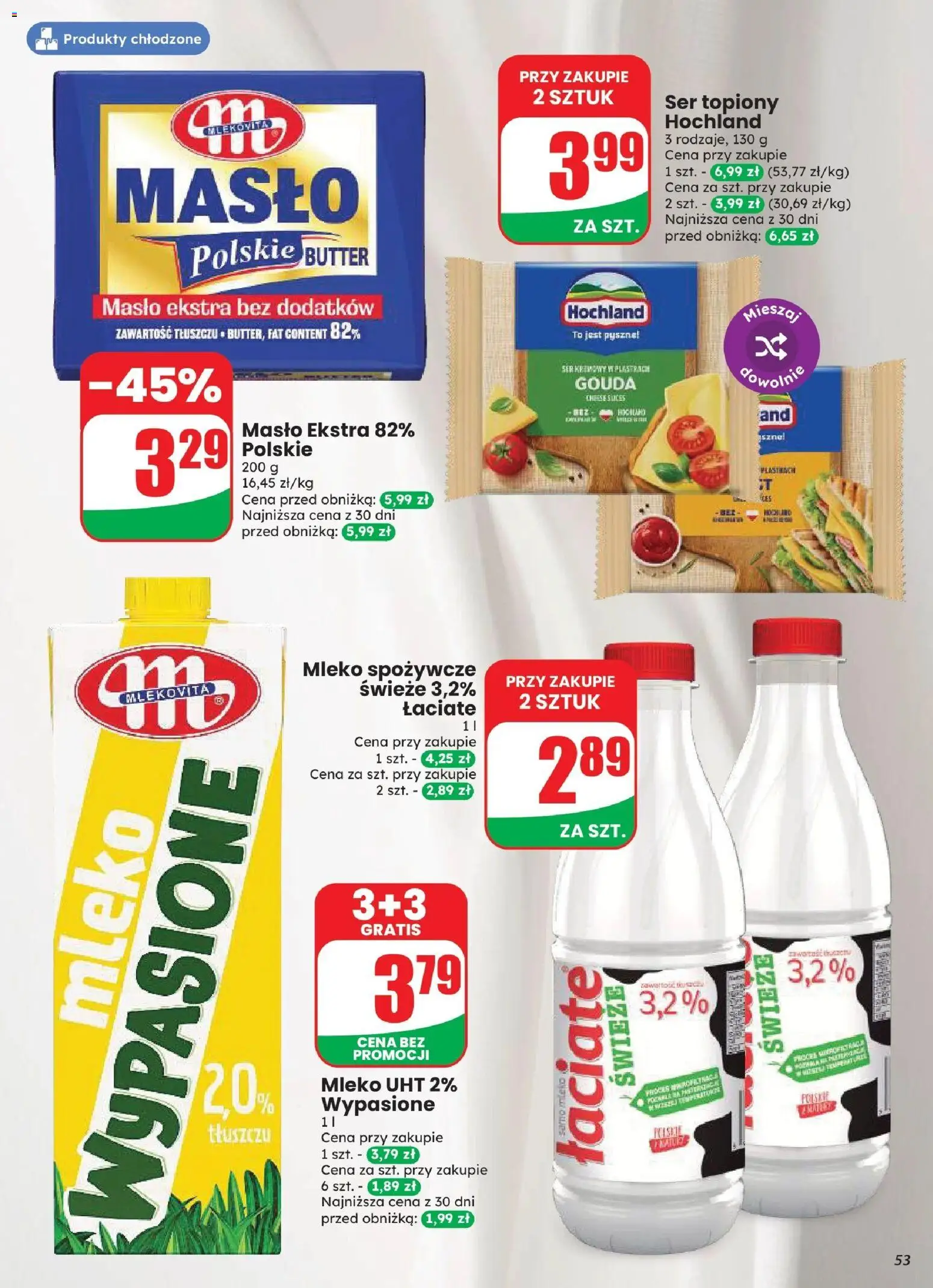 Dino gazetka od 12.08.2026 | Strona: 53 | Produkty: Ser topiony, Masło, Ser, Mleko cena