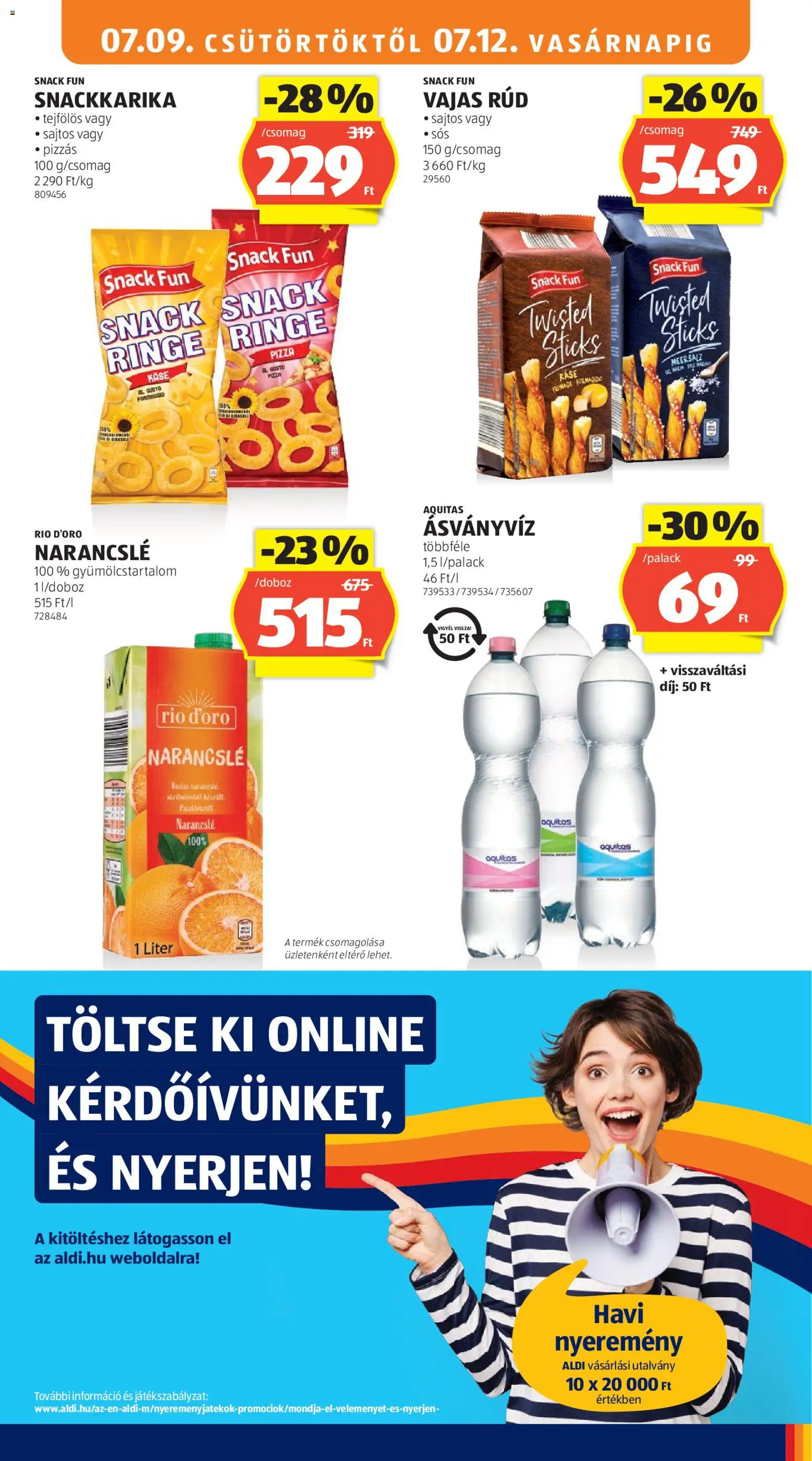 Aldi akciós ujság - amely érvényes a következő dátumtól: 2026.07.09. | Oldal: 19