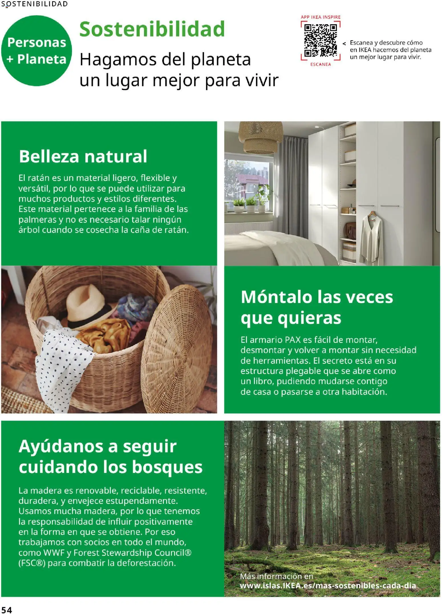 Catálogo IKEA Dormitorios │ válido desde el 01/02/2026 | Página: 54 | Productos: Palmeras, Armario