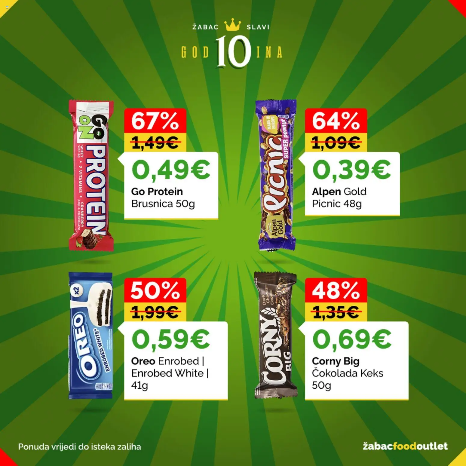 Žabac katalog | vrijedi od 26.06.2026 | Stranica: 17 | Proizvodi: Čokolada, Keks, Brusnica