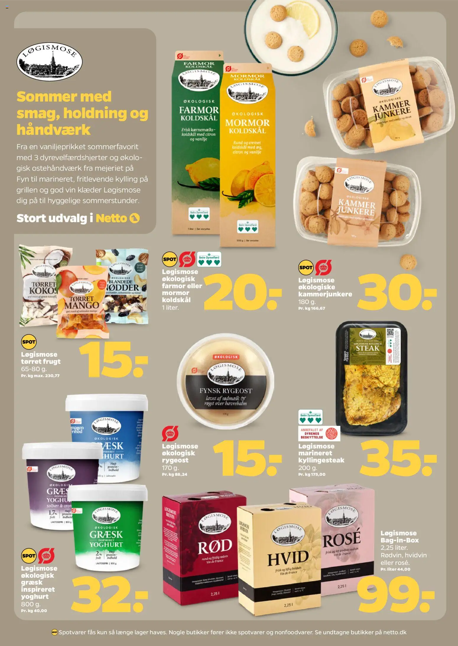 Netto tilbudsavis – gyldig fra 25/07/2026 | Side: 8 | Produkter: Koldskål, Rygeost, Tørret frugt, Solbær