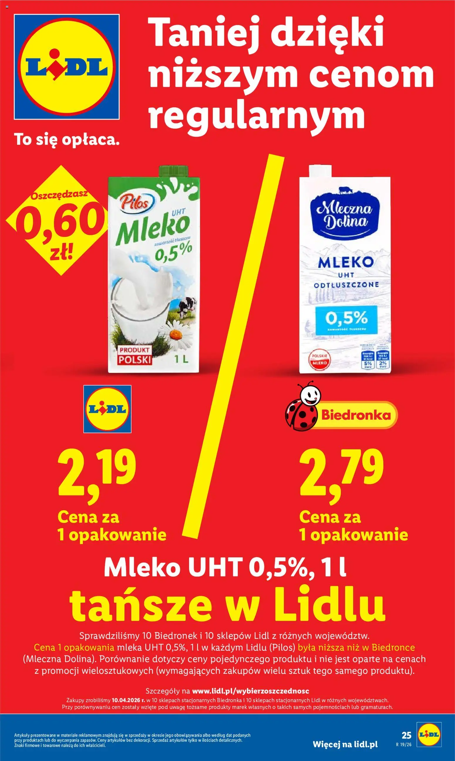 Lidl Polsko leták od 04.05.2026 | Strana: 25 | Produkty: Mléko