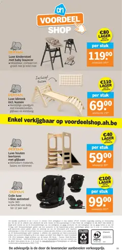 Albert Heijn Folder week / de la semaine 41 - Voorbeeld van een folder van Albert Heijn, geldig van 05/10/2026 | Pagina: 33 | Producten: Papier, Kussen, Kan