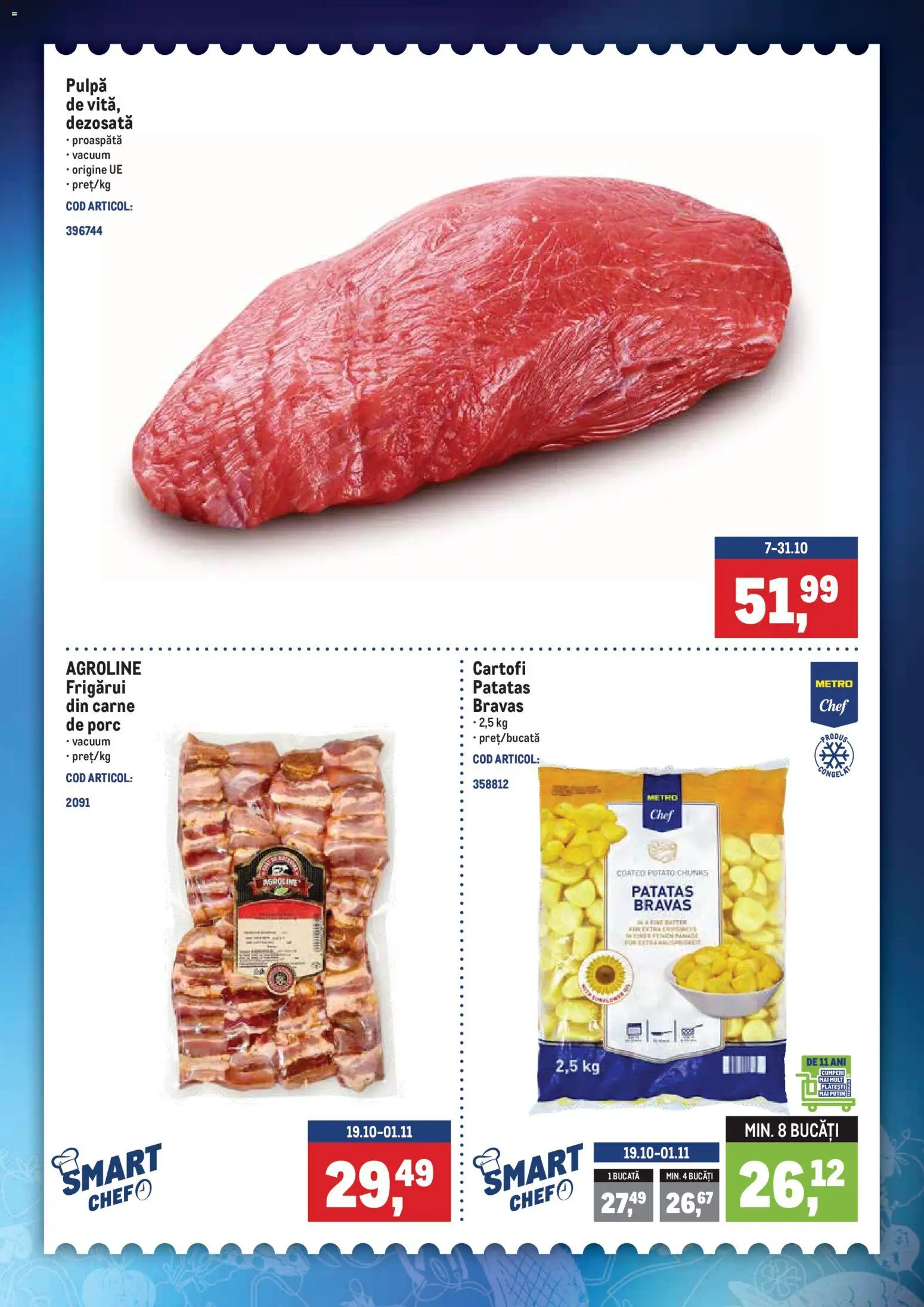 Noul catalog Metro – valabil de la 26.10.2026 | Pagină: 3 | Produse: Cartofi