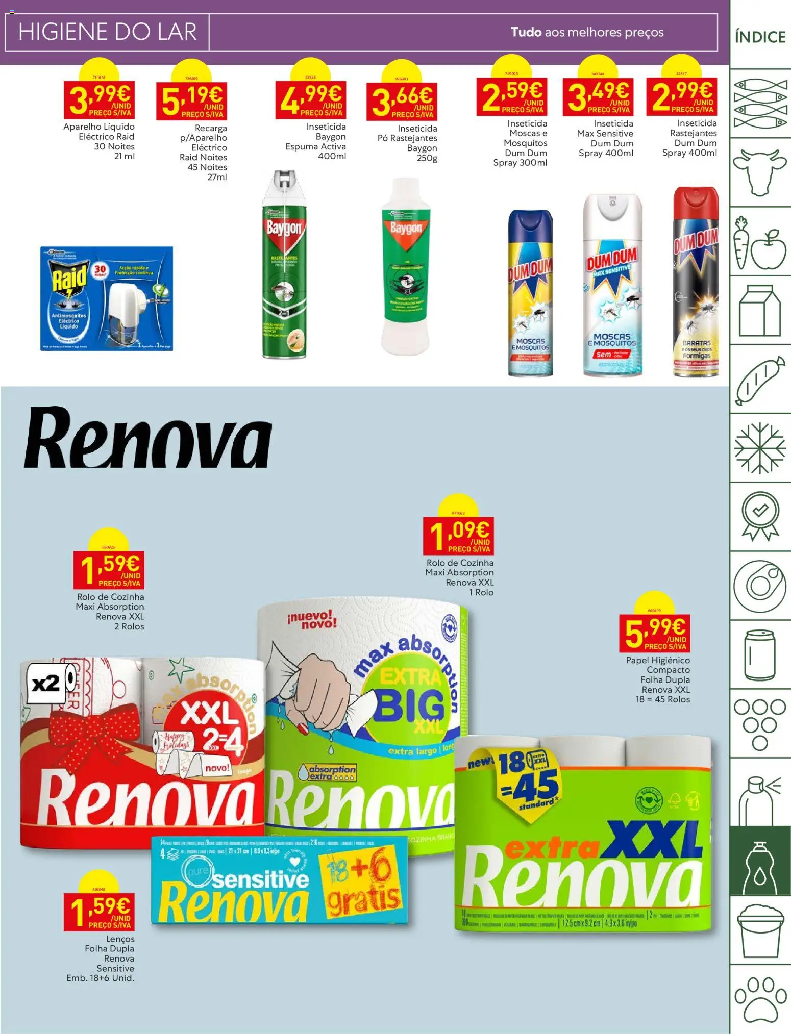 Recheio Folheto Madeira │ válido de 26.05.2026 | Página: 37 | Produtos: Papel higiénico, Pó, Inseticida, Ovos