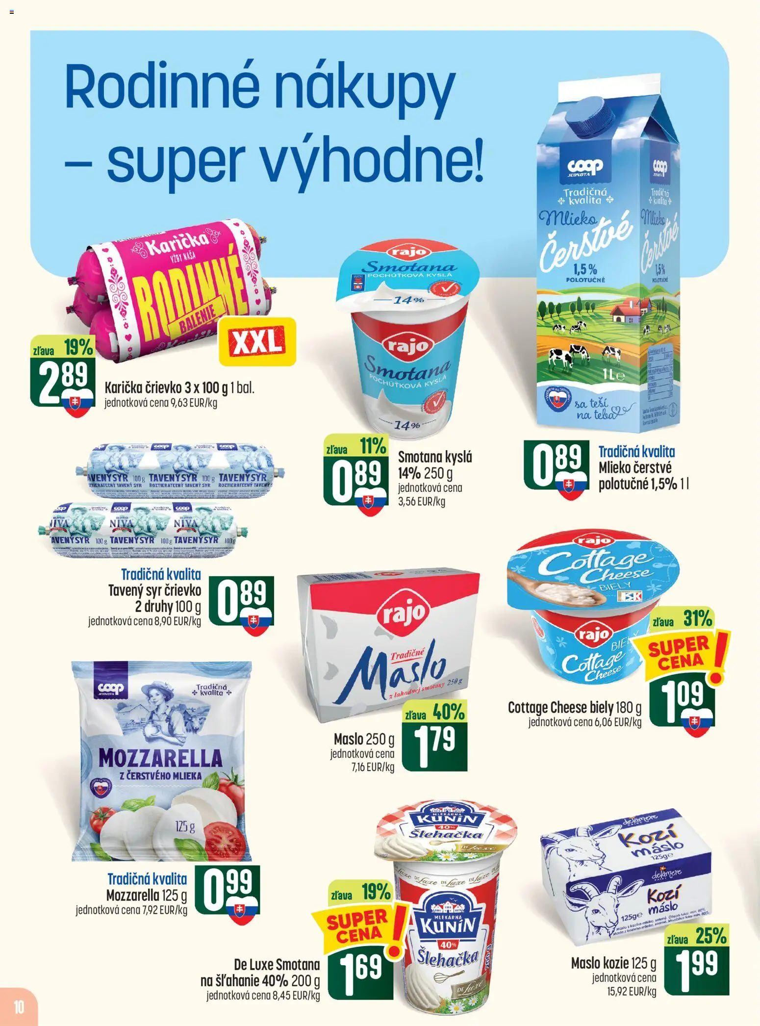 Nové COOP Jednota akcie – leták je platný od 22.10.2026 | Strana: 10