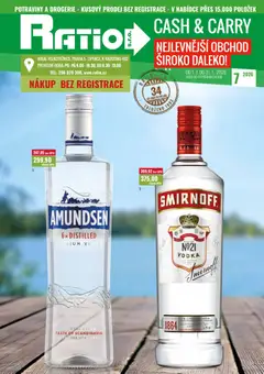 Náhled letáku Ratio leták od 01.07.2026 | Strana: 80 | Produkty: Vodka, Potraviny, Drogerie