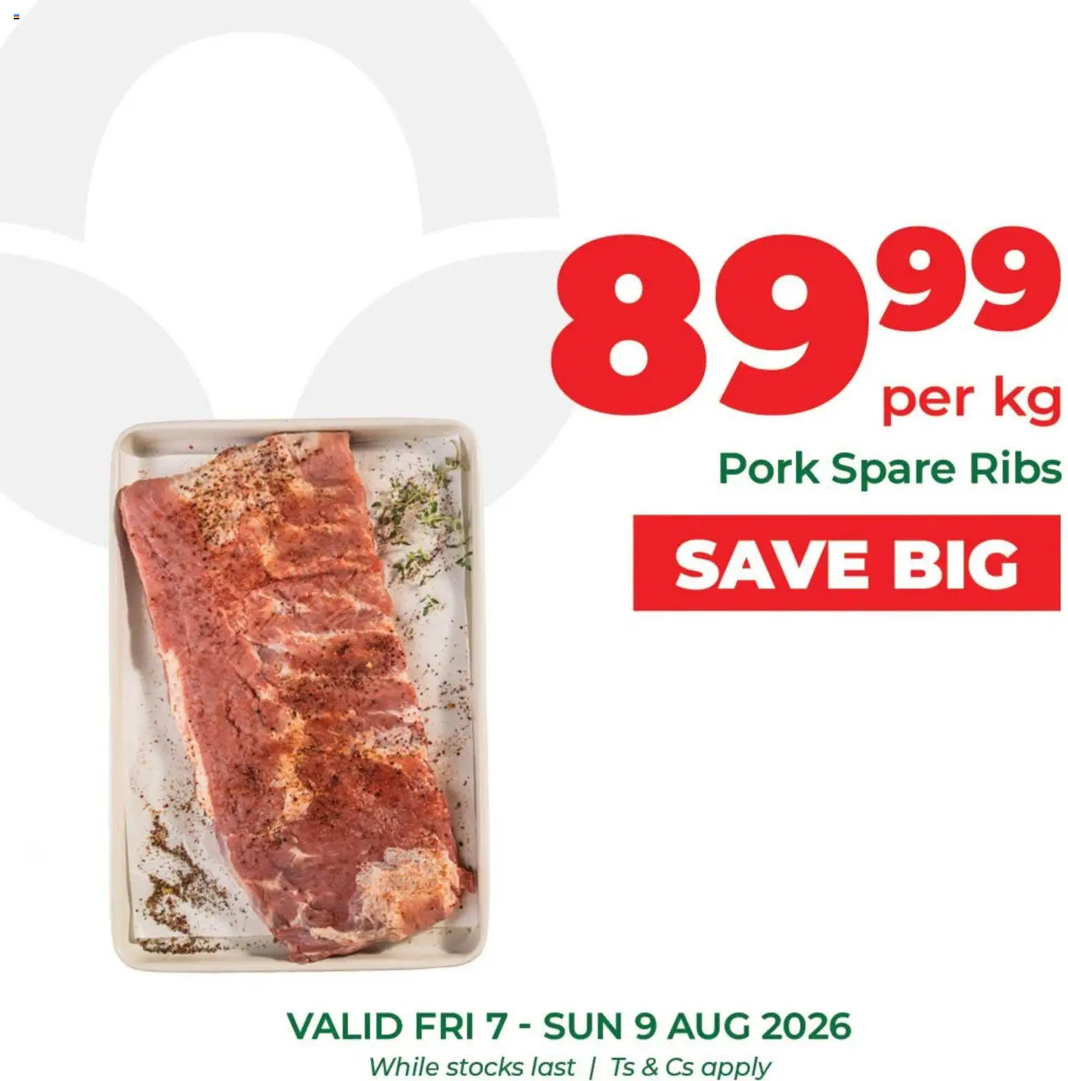 New Food Lover's Market catalogue – valid from 07/08/2026 | Page: 3 | Products: Ribs, Pork