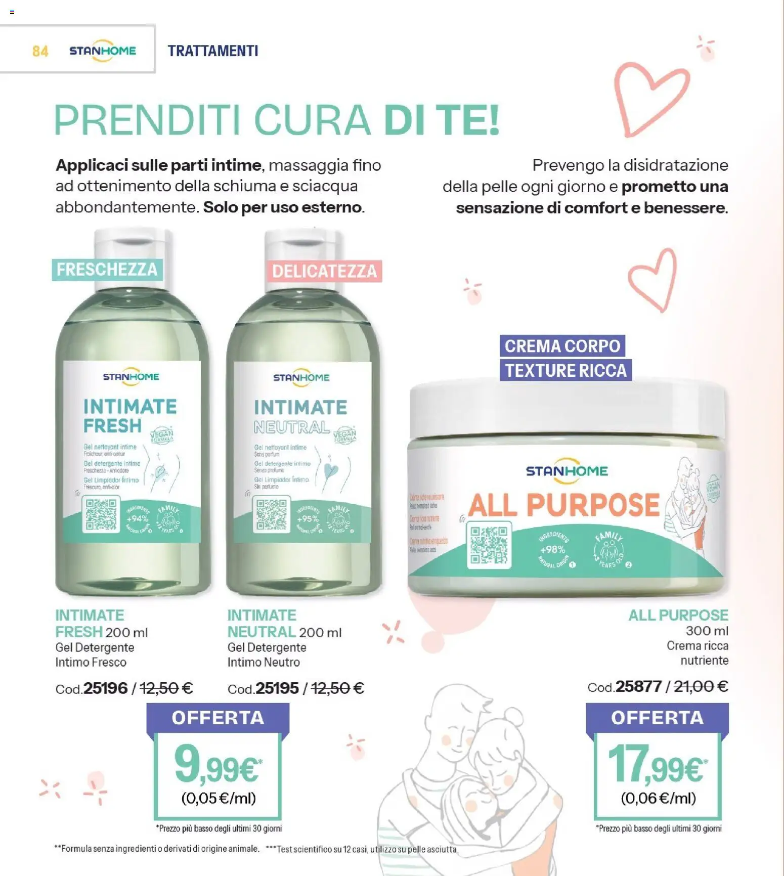 Volantino Stanhome del 12.05.2026 | Pagina: 84 | Prodotti: Crema, Detergente intimo, Detergente, Profumo