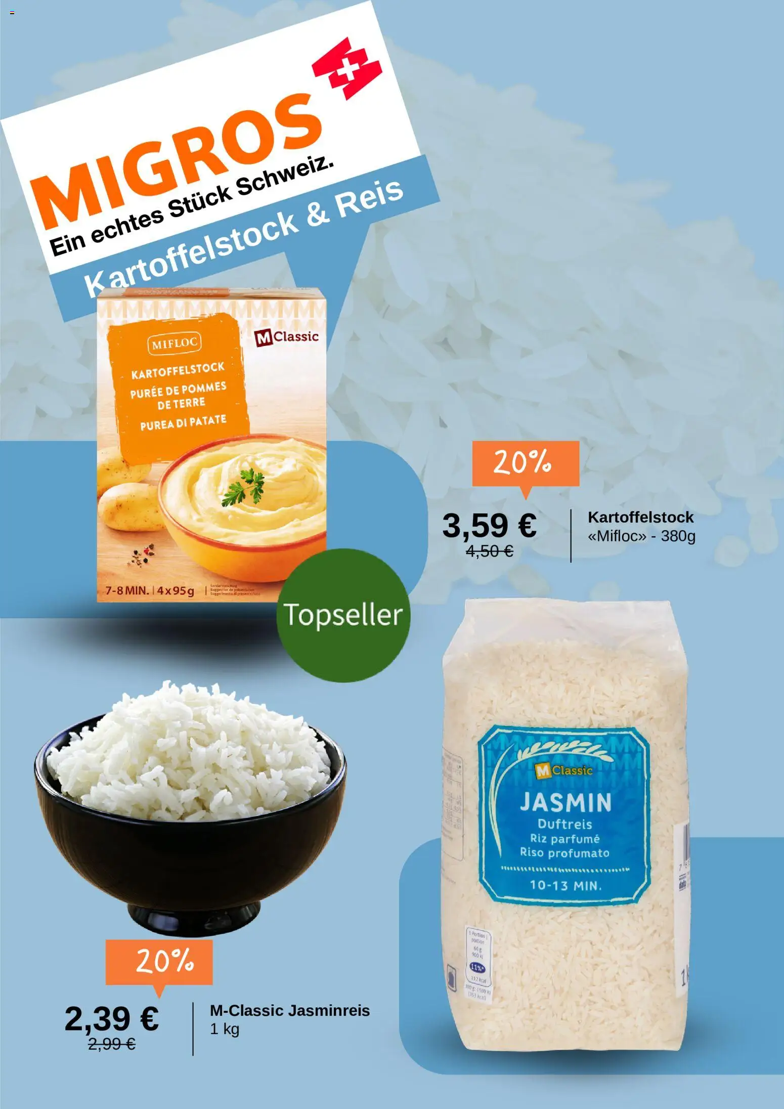 Migros Prospekt – gültig ab 21.07.2026 | Seite: 5 | Produkte: Jasminreis, Pommes, Reis