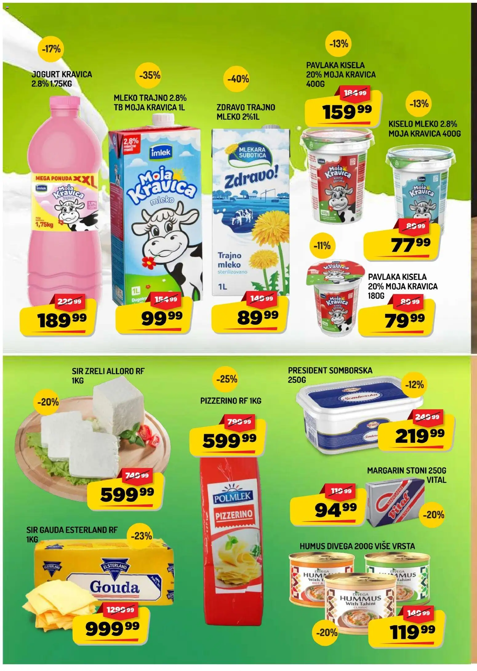 Aman katalog - važi od 14.08.2026 | Strana: 8 | Proizvode: Kiselo mleko, Gouda, Sir, Pavlaka
