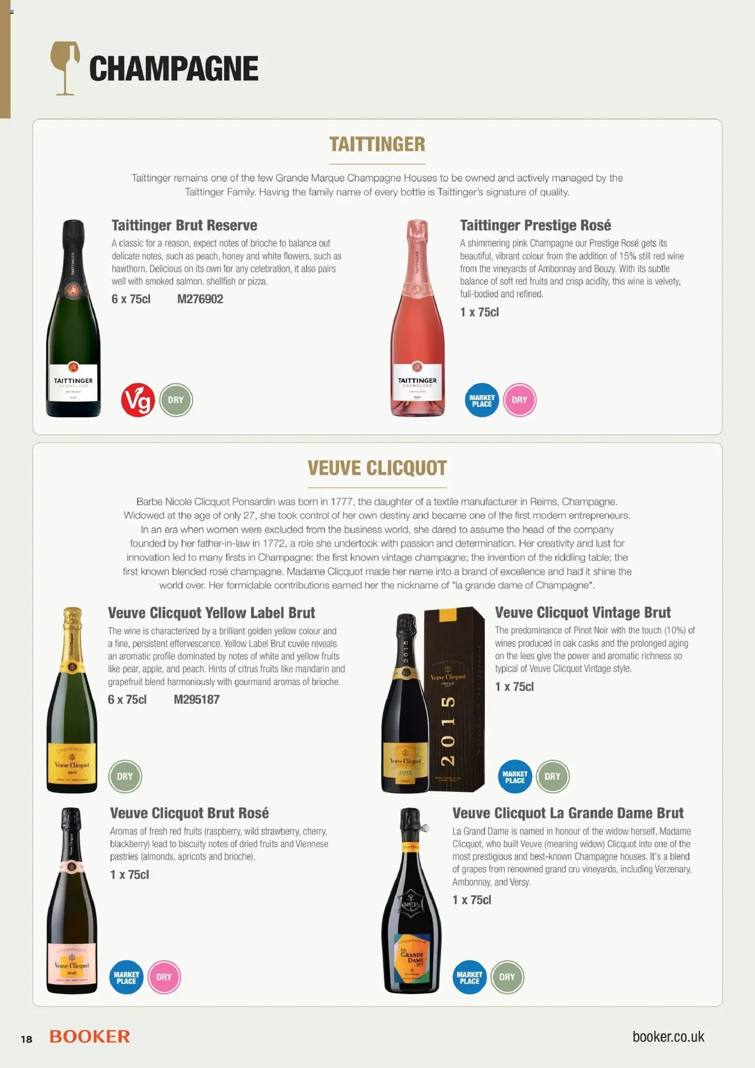 {H1} | Page: 18 | Products: Hamburger, Starting Blocks, Wine, Champagne