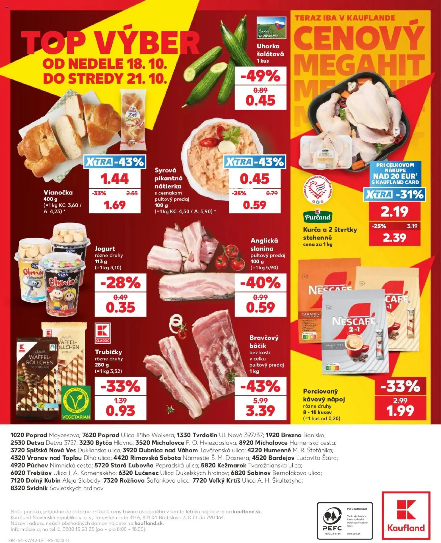 Nové Kaufland akcie – leták je platný od 15.10.2026 | Strana: 84