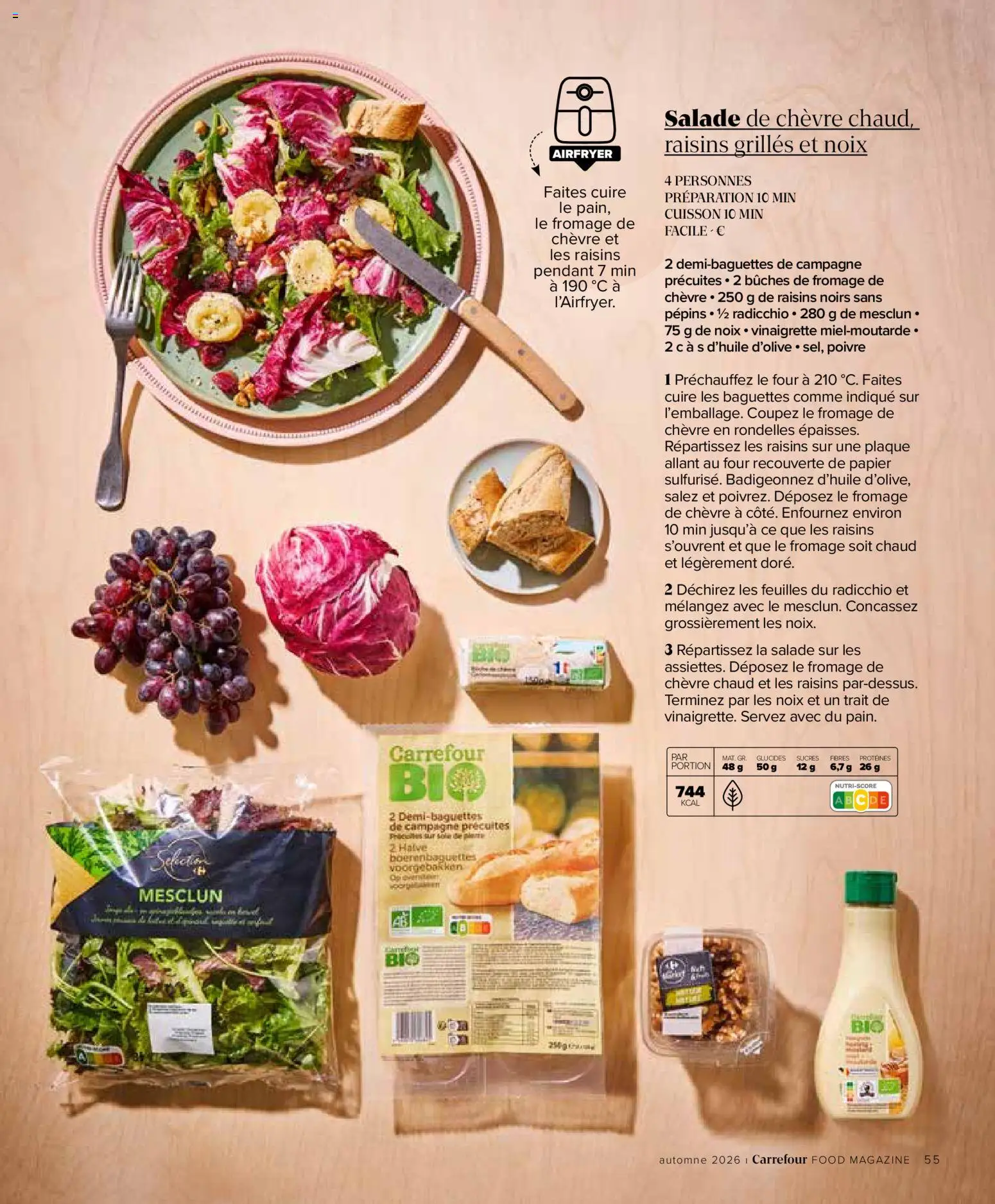 {H1} | Pagina: 55 | Producten: Salades, La, Papier, Dressing