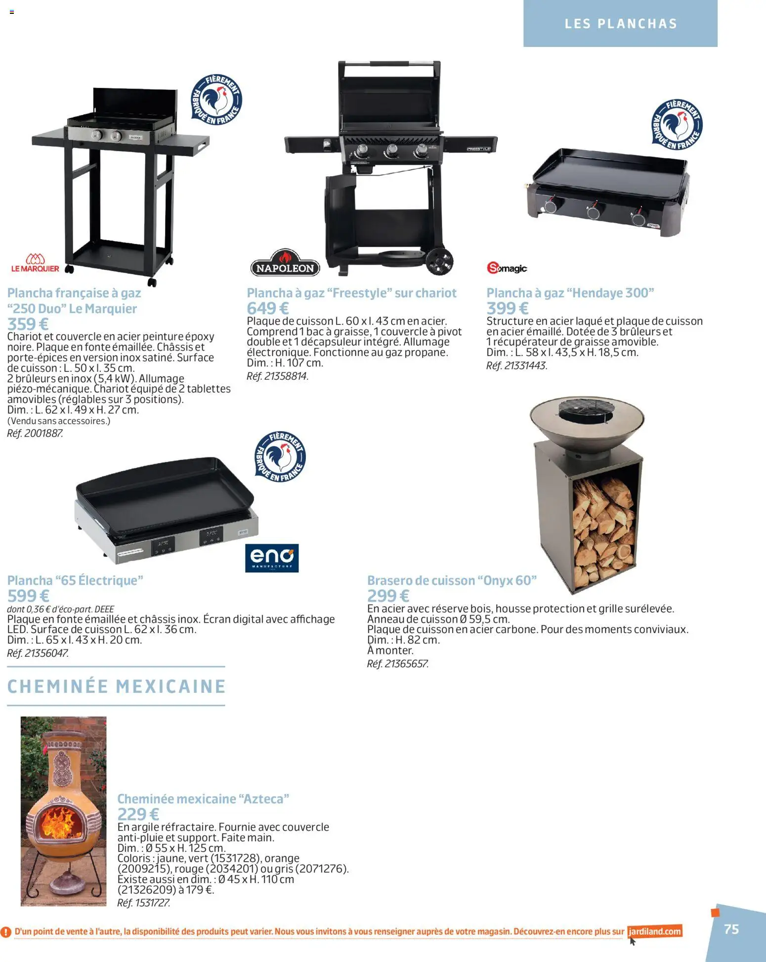 {H1} | Page: 75 | Produits: Plancha, Orange, Plaque de cuisson, Laque