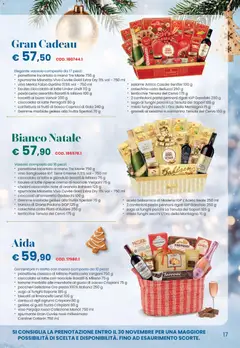 Anteprima del volantino Conad volantino Natale Lombardia valido a partire dal 26/10/2026 | Pagina: 17 | Prodotti: Salame, Latte, Vino, Grana Padano