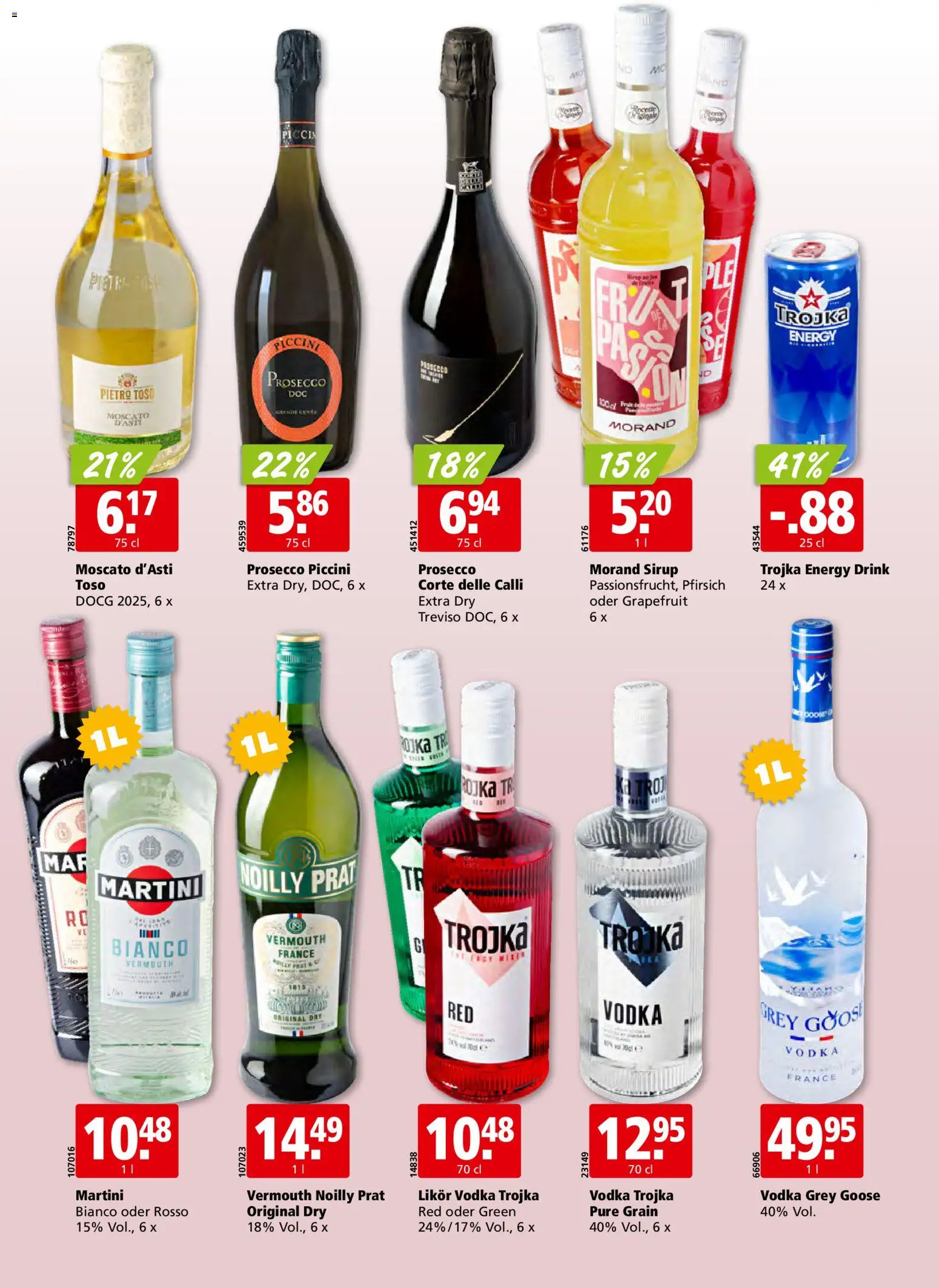 Aligro aktionen Schlieren, Gossau SG, Frauenfeld, Rapperswil-Jona, Sargans, Bern – gültig ab 24.08.2026 | Seite: 26 | Produkte: Sirup, Prosecco, Grapefruit, Pfirsich