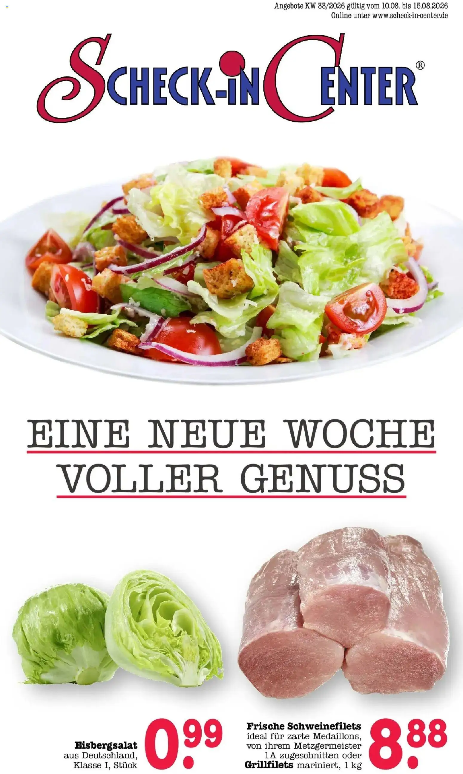 Edeka Prospekt Bühlertal (ab 10.08.2026) » Angebote Online | Seite: 1 | Produkte: Eisbergsalat
