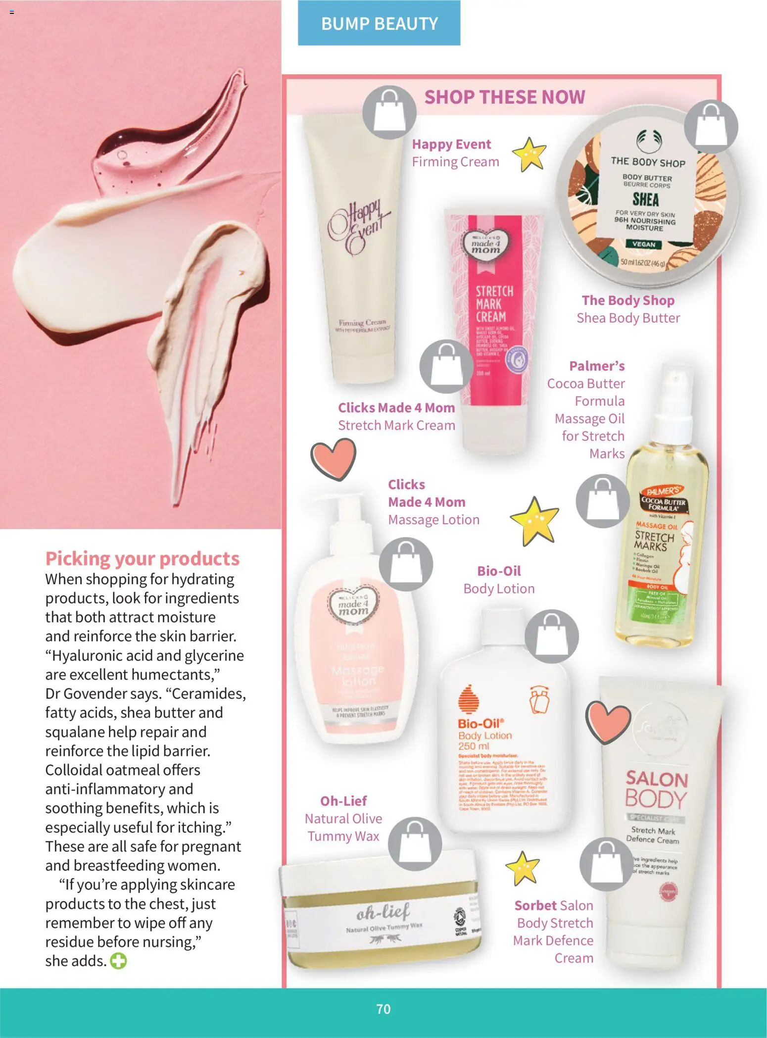 New Clicks catalogue – valid from 01.03.2026 | Page: 70 | Products: Body butter, Butter, Wax, Cream