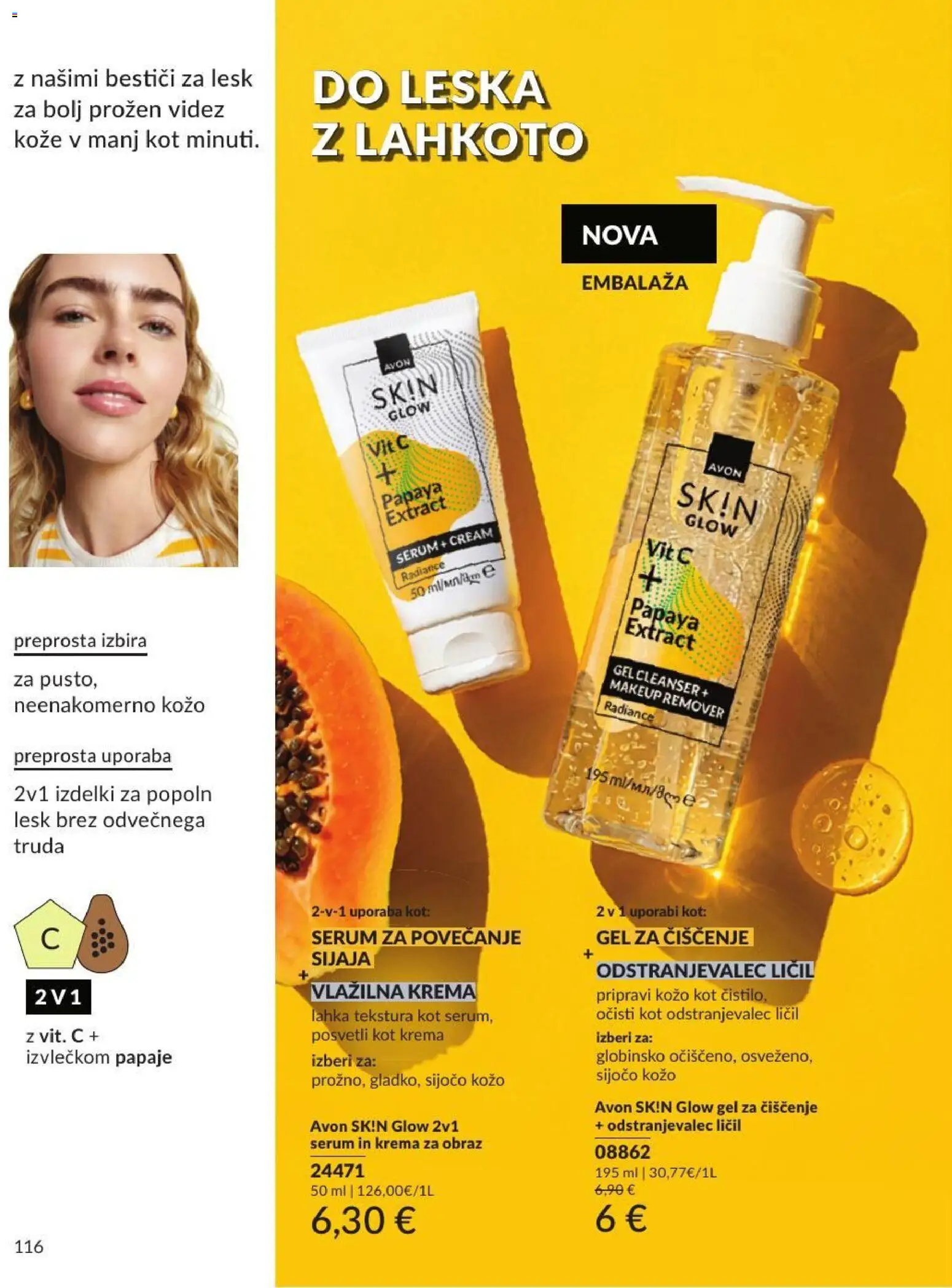 Novi Avon katalog ponudbe – veljaven od 30.06.2026 | Stran: 116 | Izdelki: Krema, Odstranjevalec licil, Krema za obraz